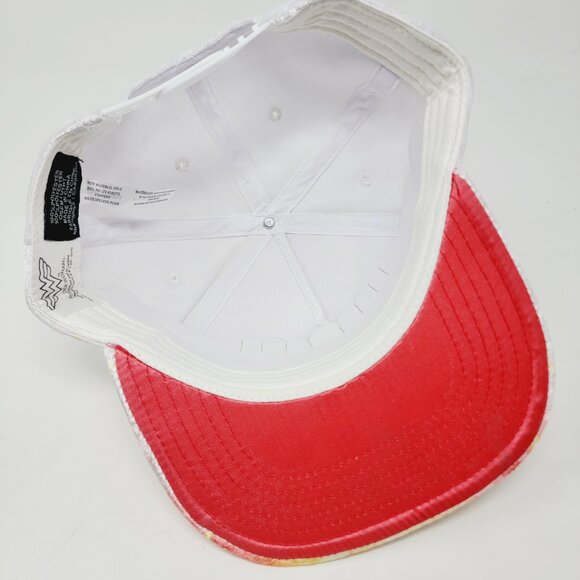 Wonder Woman Velvet Snapback Hat - DC Comics White Justice League - Picture 3 of 7